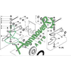 Болт загортача Optima Kverneland KG00639861